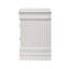 2-Drawer Nightstand With Bracket Feet, White