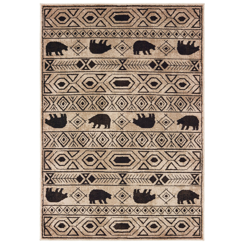 Brun Tisbury / / / ivoire Cotulla Sud-Ouest, Tapis de couloir 1 pi 10 po x 3 pi