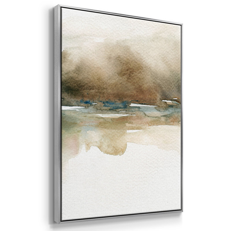 Réflexions plus douces - Toile encadrée multi-pièces, Argent, H 40 po x l 78 po x P 2 po