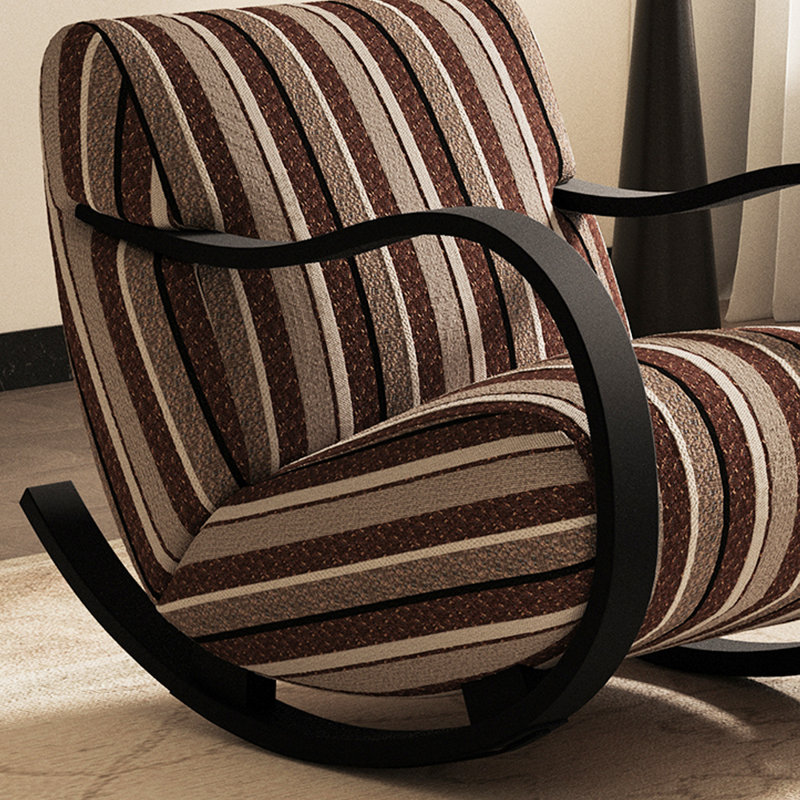 Chaise berçante rétro avec coussin éponge Retro