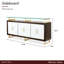 Belmont Place 76'' W Solid Wood Sideboard