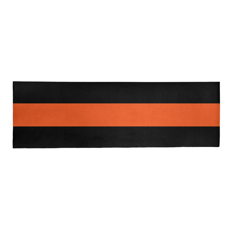 Chenille Striped Indoor Rug, Runner 2'6" x 8'