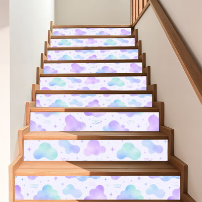 Peel and Stick Wallpaper Contact Paper Abstract gradient purple blue teal colored blurred Self Adhesive and Removable 17.7in x 118in(45x300cm)