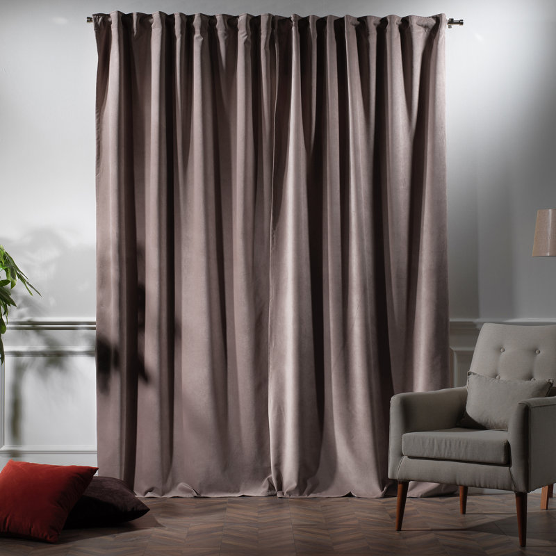 Decorative Double Panel in Matt, Extra Wide X Extra Long, L 52 po x L 95 po, 18 taupe rose