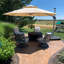 Legend 4m Cantilever Parasol With Base-1057803916