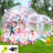 TPU Bubble Balloon House Inflatable Bubble Tent with UL Blower&Pump for Party Total Length 13FT