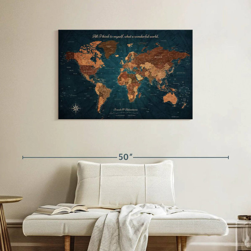 Travels And Adventures, H 26 po x l 39 po