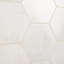 Carreau de porcelaine pour plancher et mur aspect béton poli 9,13 po x 10,51 po Mandalay Hex-70773856