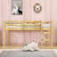 Lit mezzanine simple en bois avec échelle-634791089