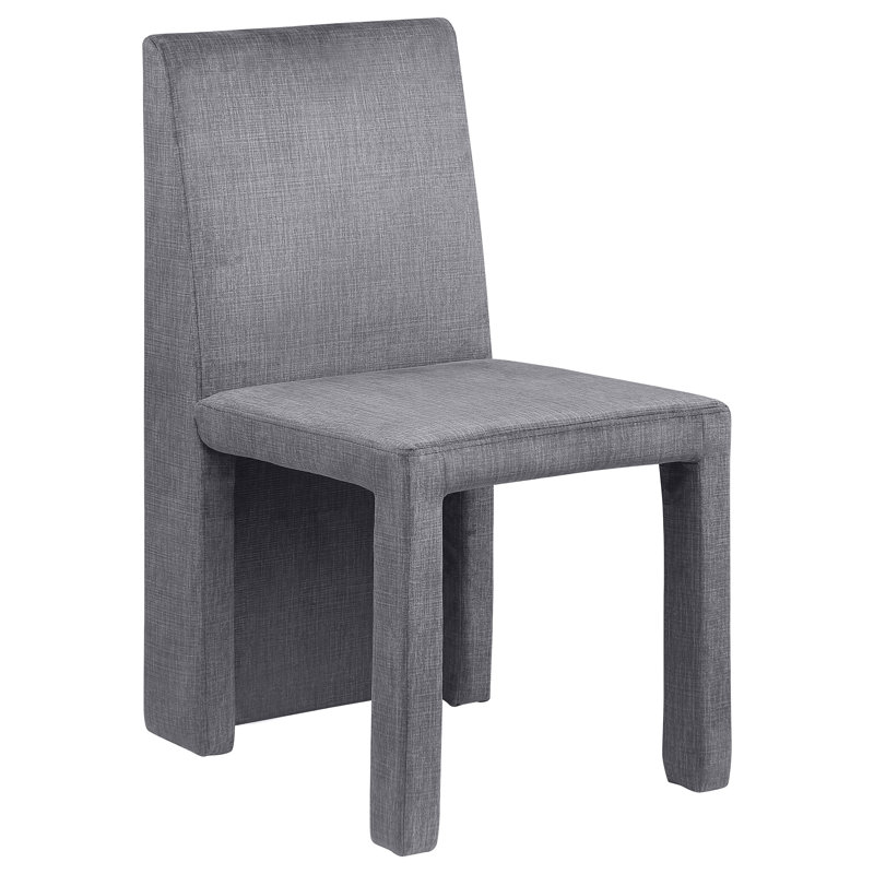 Sebashtian Velvet Upholstered Dining Side Chair Grey