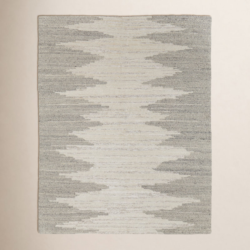 Tapis rectangulaire en laine Conor, Rectangle 7 pi 9 po x 9 pi 9 po