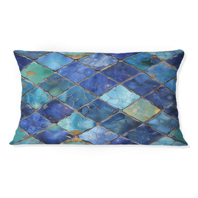 Coussin lombaire Blue Tiles II - Tiles