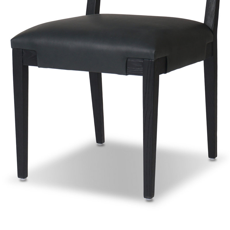 Tamari Dining Chair-Sonoma Chestnut, Brickhouse Black/Black Ash