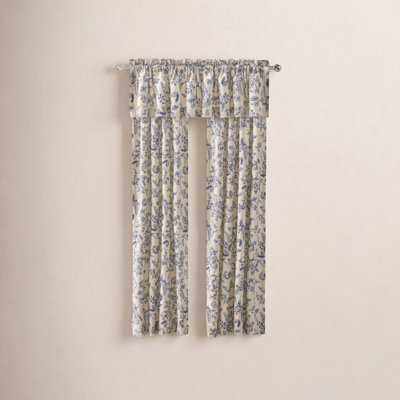 100% Cotton Room Darkening Curtain Panel Pair