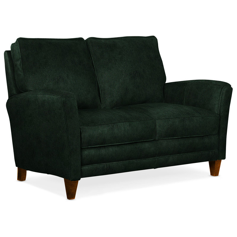 Zion Loveseat, Plantation, Anilina Hunter Genuine Leather