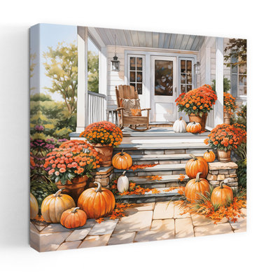 Art mural abstrait d'automne