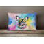 Coussin décoratif French Bulldog Hippie Dawg