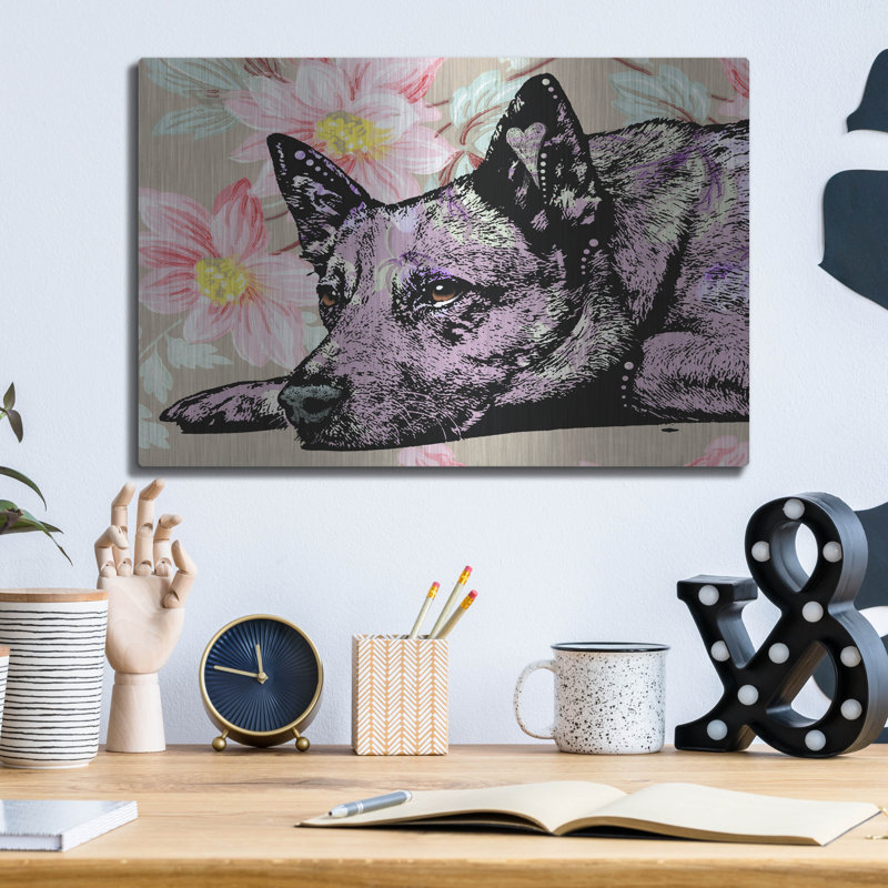 «The Lying Heeler» par Dean Russo, H 12 po x l 16 po