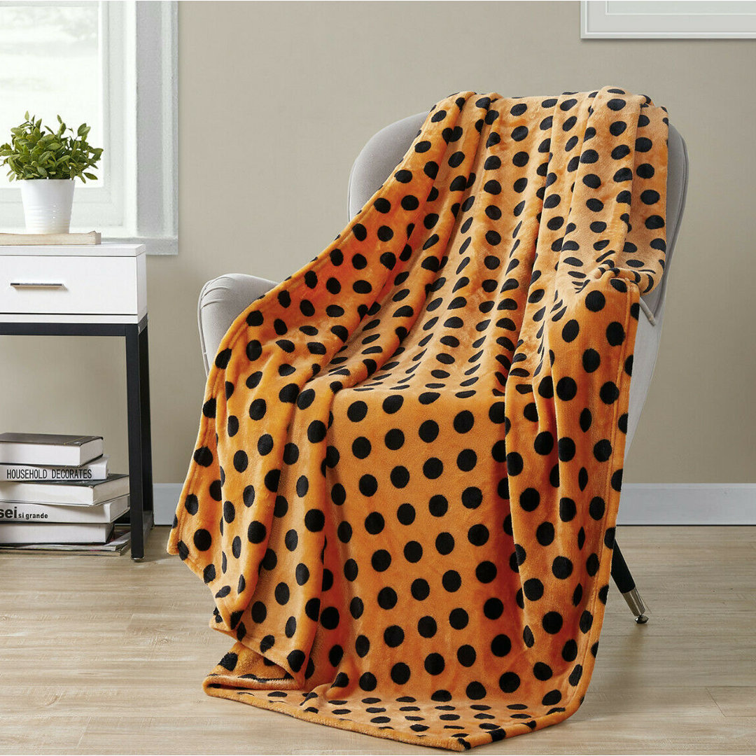 Autumn & Halloween Plain Weave / Muslin Throw Blanket Kate Aurora