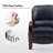 Hardge Genuine Leather Manual Standard Recliner-1618472786