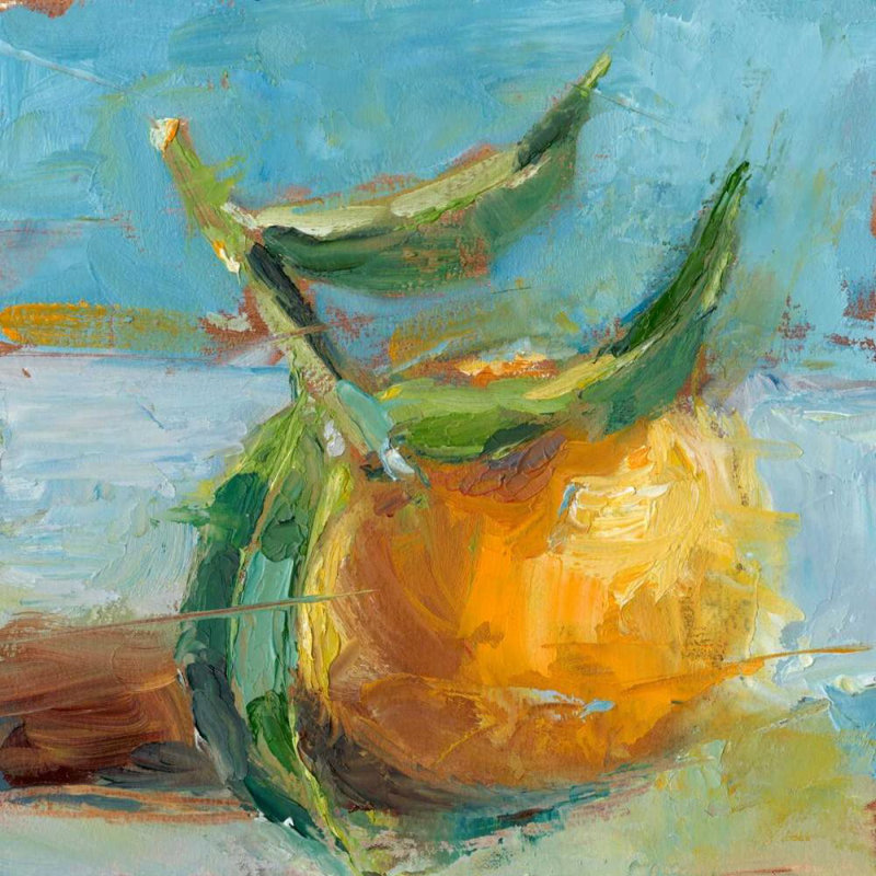 Art sur toile tendue avec la galerie Ethan de Harper, «Impressionist Fruit Study III», H 36 po x l 36 po