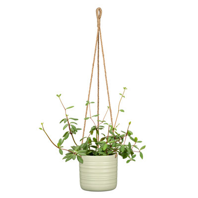 Pot à fleurs suspendu en céramique Grateron