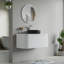 Meuble-lavabo simple 40 po avec plateau en marbre Vireo-1332345977-1332345983