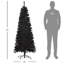 Sapin de Noël artificiel mince avec branches réalistes-633832739