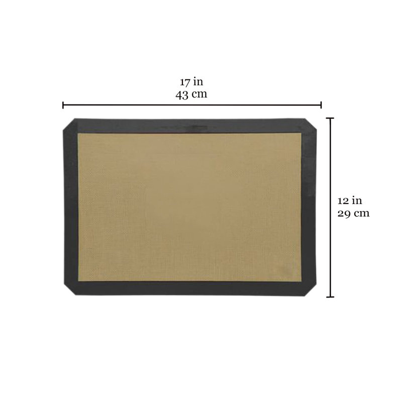 2-Pack Tray Liners, Reusable Non-Stick Cookie Trays, Grey