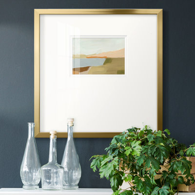 «Stacked Landscape Ipremium», reproduction encadrée