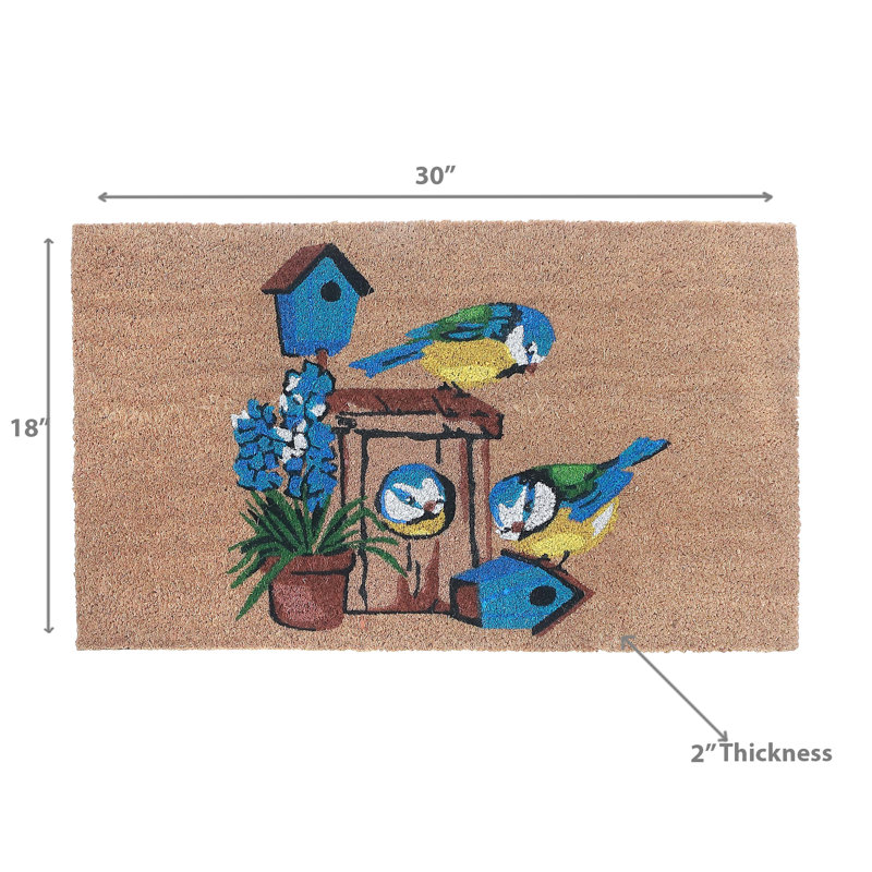 Tapis d'entrée 30 po x 18 po Bird House