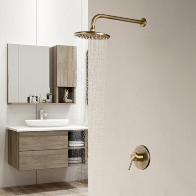 Complete Shower System with Rough-in Valve