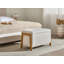 EDLAND Upholstered Plywood Storage Bench-123611972