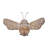 Floral Etched Insect Shelf Sitter