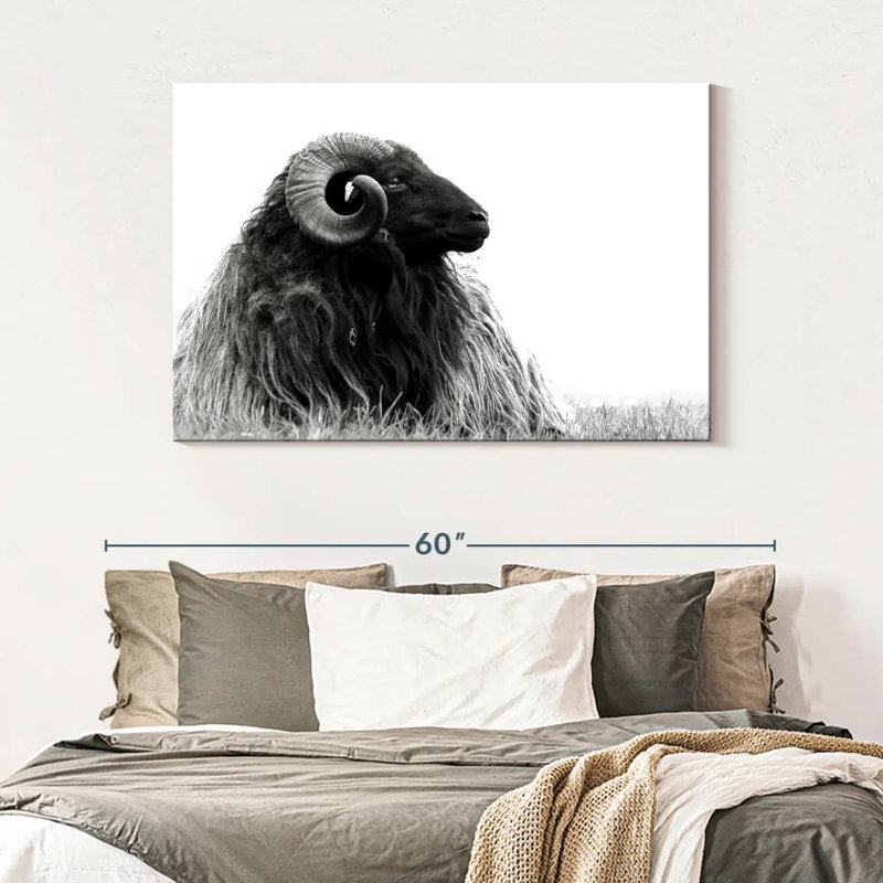 Brampt Bighorn Ram, 32" H x 48" W