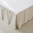 French Linen Pleated Bed Skirt-135245832-135245831-135245829