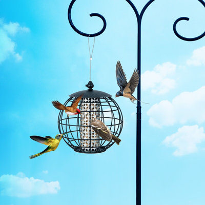 Steel Freestanding Bird Feeder