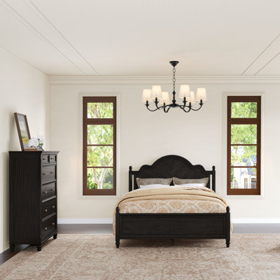 Mid-Century Modern Solid Wood Bedroom Set