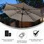 Parasol solaire octogonal à DEL de 9 pi avec fonction de levage et d'inclinaison Skyelar-607538600