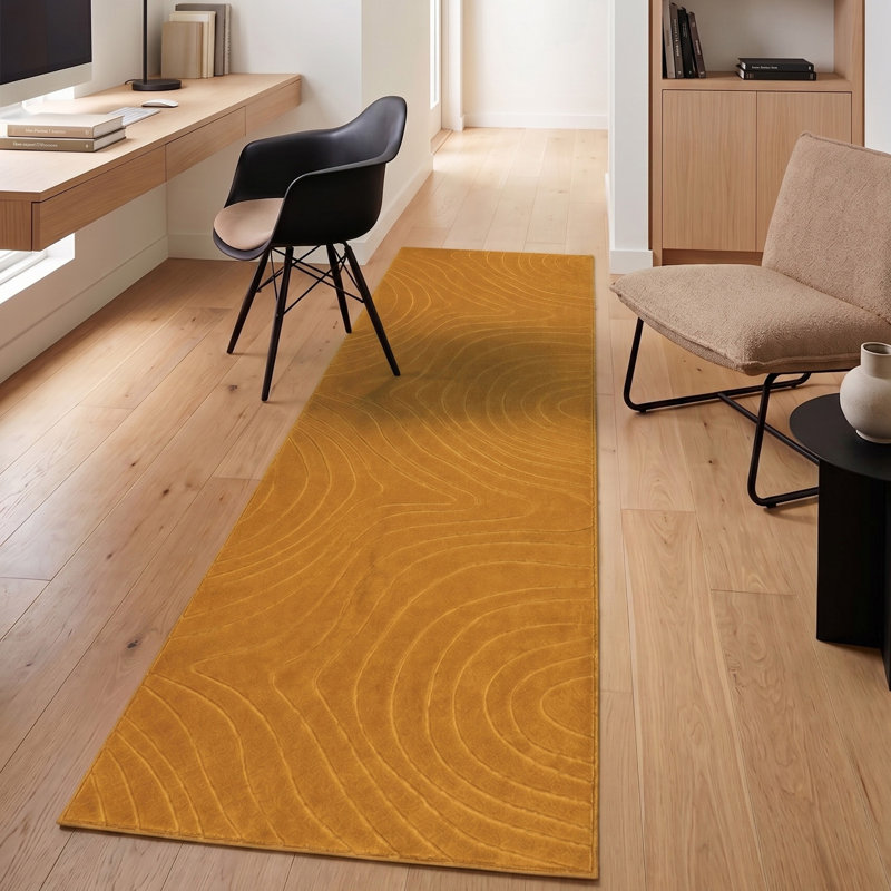 Somos Modern Machine Washable Area Rug, Runner 2'6" x 8', Terra