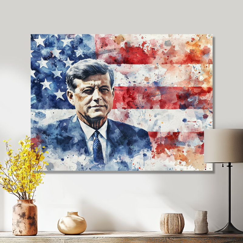 Assassination of Jfk - États-Unis, art mural, H 30 po x l 40 po, Toile tendue, Ne s’applique pas