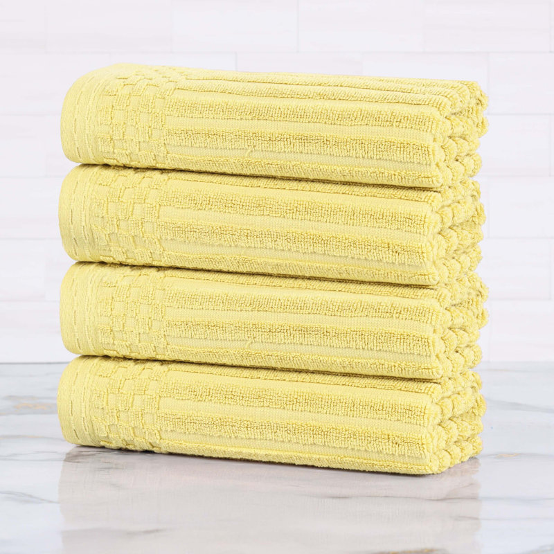 Ensemble de serviettes en coton Kleiman, Or jaune