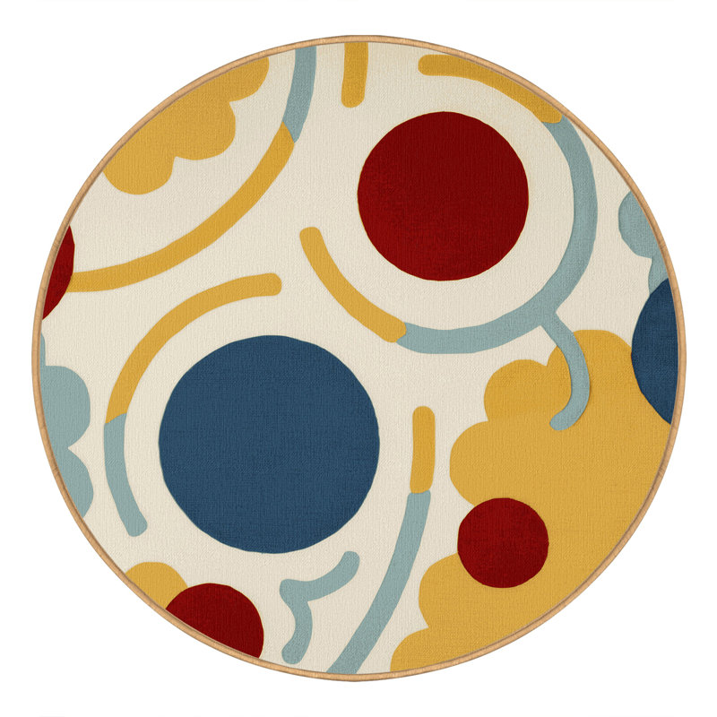 Breezy Prime Orbit Rug, Round 5'