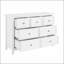 Commode moderne à 7 tiroirs avec de larges rails coulissants pour une organisation et un rangement efficaces-1142227318