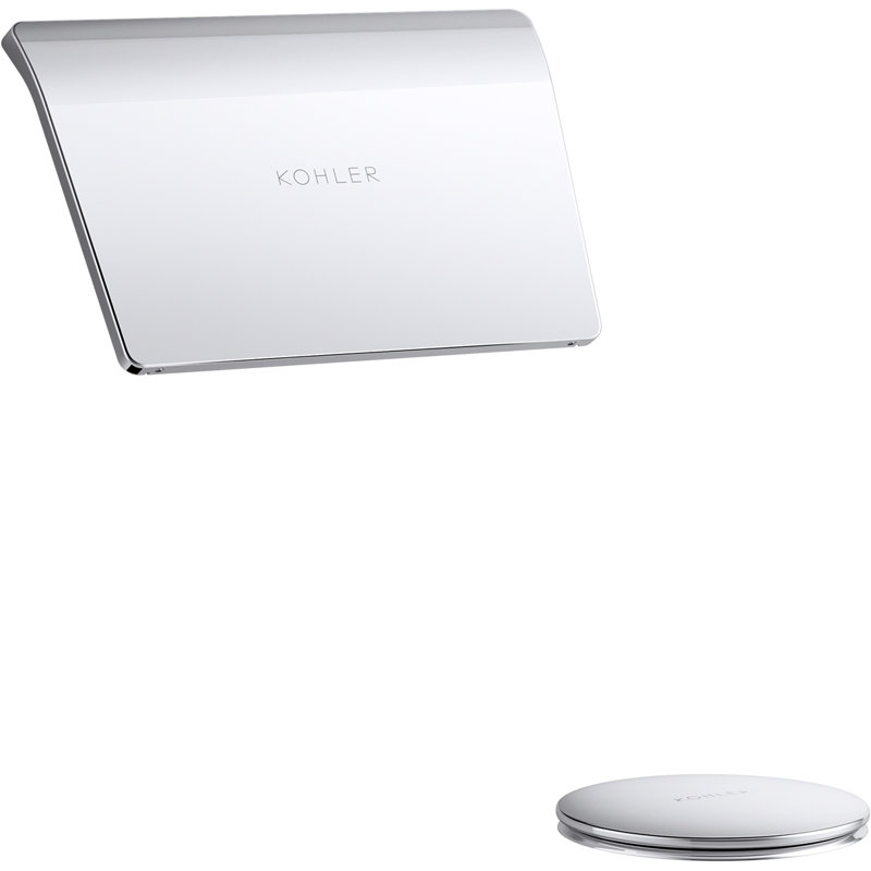 Tea-for-Two Bath Drain Trim, Polished Chrome