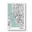 Map Liverpool UK - Wrapped Canvas-61878240
