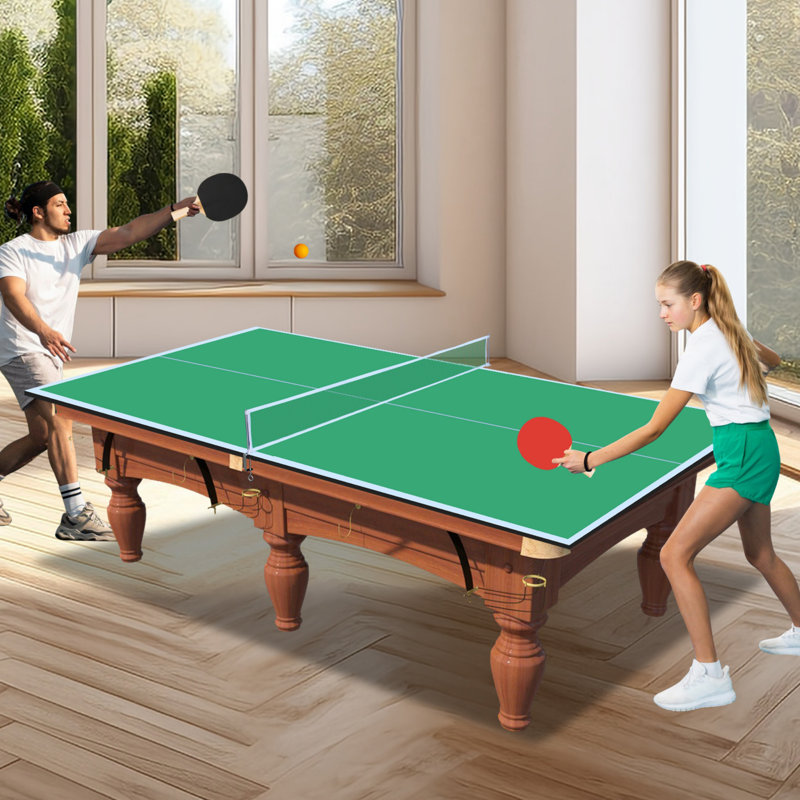 Plateau de tennis de table moyen pliable, H 0,48 po x l 84 po x P 48 po, Vert