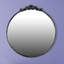 Miroir mural rond orné d'inspiration baroque-1801217962