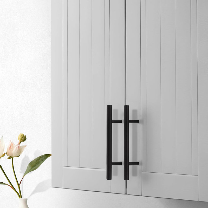 Paquet de 35 poignées d'armoire rondes de 5 po Mega Handles | Quincaillerie en acier inoxydable pour portes de cuisine, de salle de bain, de garde-robe et de tiroir | Installation facile incluse