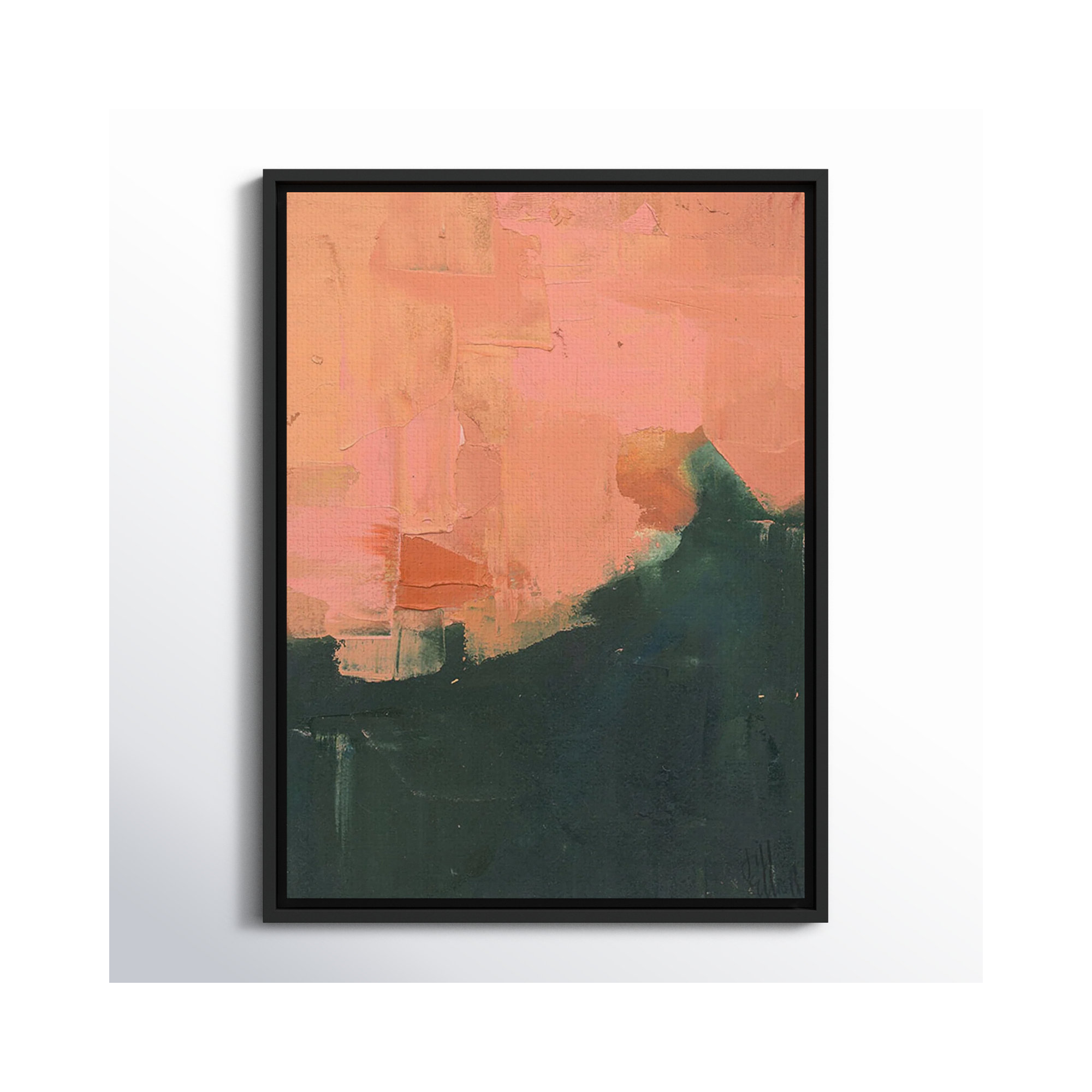 An Invitation by Jill Elliott, Black Single Picture Framed Paper, 24" H x 18" W, Black